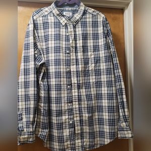 Haggar Plaid Long Sleeve Shirt XXL